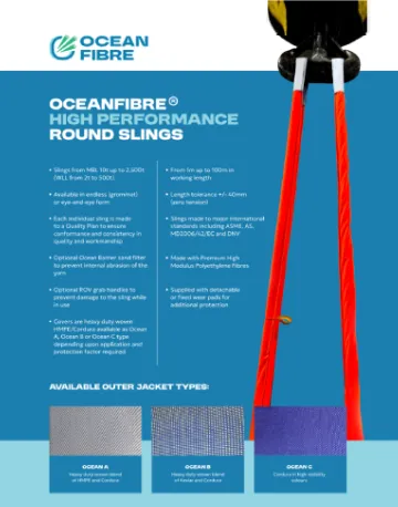 OCEANFIBRE HMPE Slings & Grommets